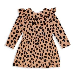 HUXbaby Animal Print Frill neck dress 2 (18-24m)